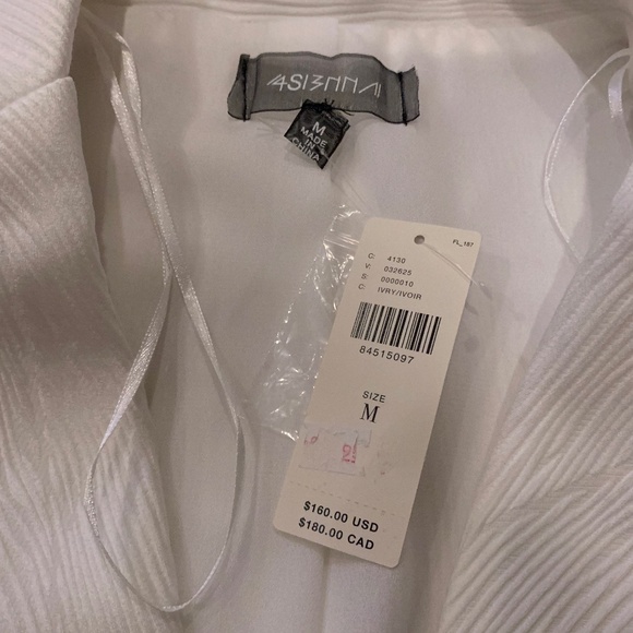🪽NWT Anthropologie Crisp White Blazer Dress with Belt - HOST PICK ✨ - Picture 5 of 9
